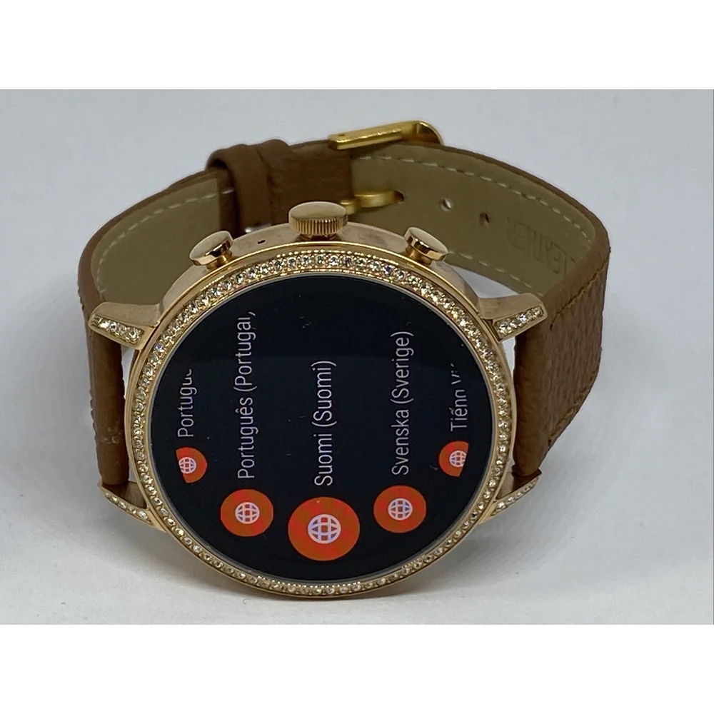 Fossil Gen 4 Authentic Digital Dial Smart Watch Custom Band FTW6015 CO132